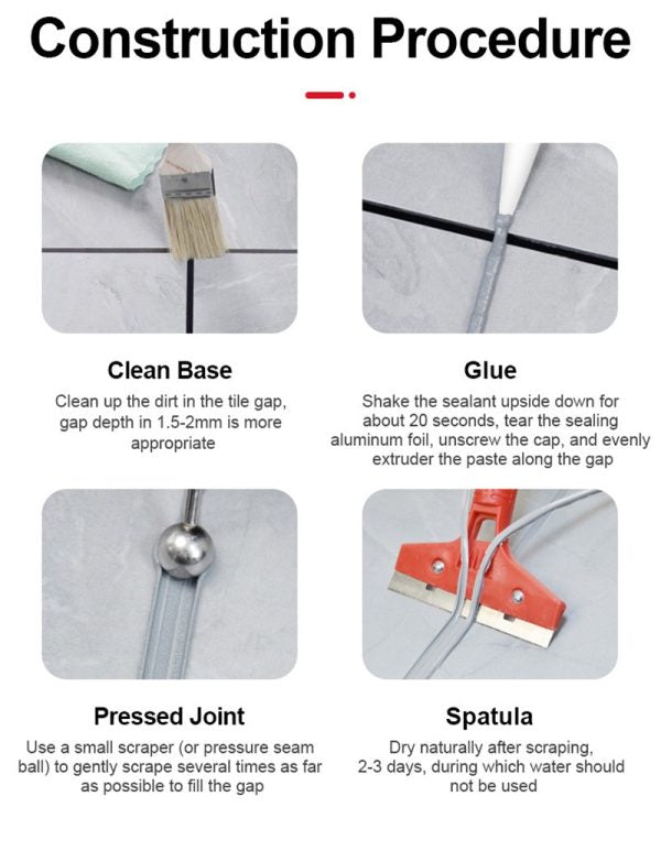 (280ml)tile Reform Glue Tiles Gap Filler Agent | Waterproof Grout Sealant Adhesive Adhesive