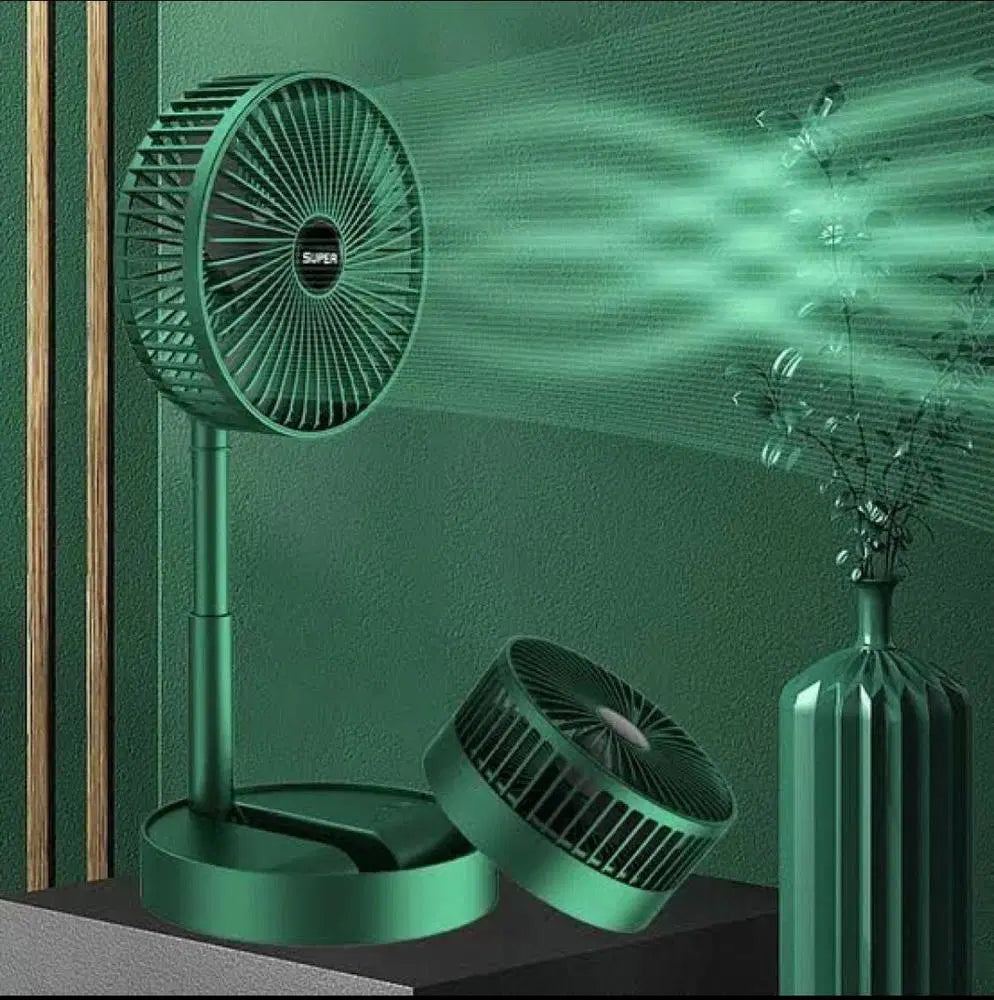 Mini Rechargeable Fan β Portable USB-Powered Personal Cooling Fan with Adjustable Speed
