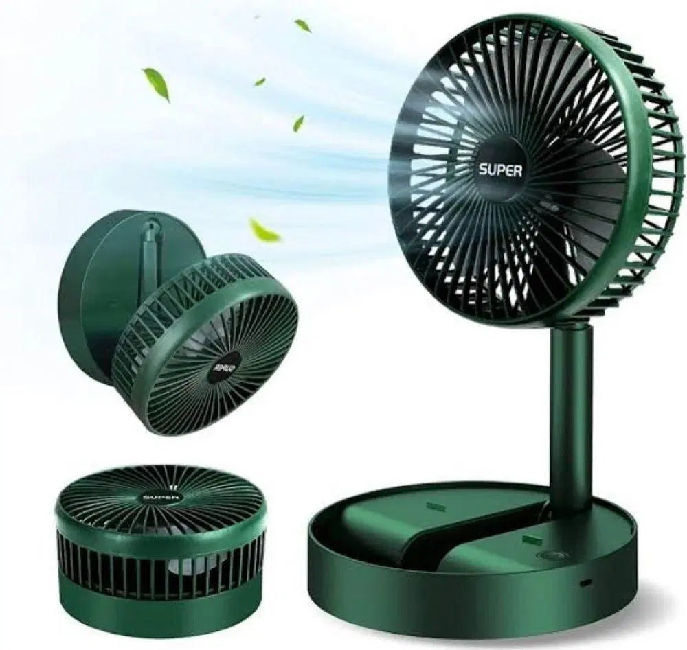 Mini Rechargeable Fan β Portable USB-Powered Personal Cooling Fan with Adjustable Speed