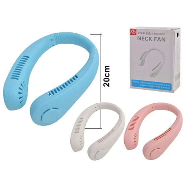 Hanging Neck Fan with Adjustable Neck Band – Portable Rechargeable Neck Fan – Neck Fan For Summer
