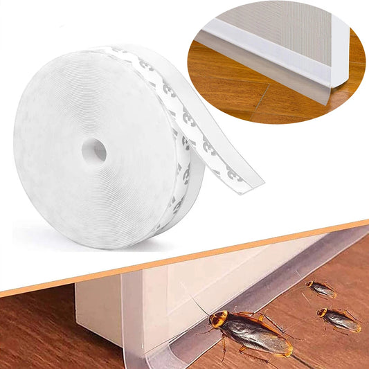 Pack Of 01 – Sealing Strip Mosquito And Mouse Kitchen Stopper, Wind Dust Blocker, Water Proof,sealer Stopper Gap Blocker Adhesive Tape Sealing Strip (1 Meter)