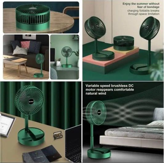 Mini Rechargeable Fan – Portable USB-Powered Personal Cooling Fan with Adjustable Speed